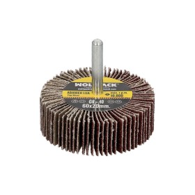 Abanico Lija Grano 40 Medida Diámetro 60 x 20 mm. Disco Abrasivo Laminas, Ruedas Mil Hojas