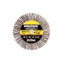 Abanico Lija Grano 40 Medida Diámetro 60 x 20 mm. Disco Abrasivo Laminas, Ruedas Mil Hojas