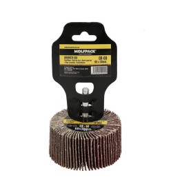 Abanico Lija Grano 60 Medida Diámetro 60 x 30 mm. Disco Abrasivo Laminas, Ruedas Mil Hojas