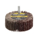 Abanico Lija Grano 40 Medida Diámetro 80 x 30 mm. Disco Abrasivo Laminas, Ruedas Mil Hojas