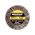 Abanico Lija Grano 60 Medida Diámetro 80 x 30 mm. Disco Abrasivo Laminas, Ruedas Mil Hojas