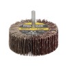 Abanico Lija Grano 40 Medida Diámetro 80 x 40 mm. Disco Abrasivo Laminas, Ruedas Mil Hojas