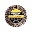 Abanico Lija Grano 40 Medida Diámetro 80 x 40 mm. Disco Abrasivo Laminas, Ruedas Mil Hojas