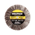 Abanico Lija Grano 60 Medida Diámetro 80 x 40 mm. Disco Abrasivo Laminas, Ruedas Mil Hojas