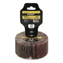 Abanico Lija Grano 60 Medida Diámetro 80 x 40 mm. Disco Abrasivo Laminas, Ruedas Mil Hojas