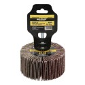 Abanico Lija Grano 80 Medida Diámetro 80 x 40 mm. Disco Abrasivo Laminas, Ruedas Mil Hojas