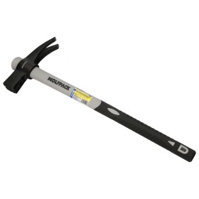 Martillo Encofrador Magnético Fibra Vidrio Mango Fibra Vidrio Con Empuñadura Antideslizante. 700 Gramos 50 cm.