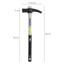 Martillo Encofrador Magnético Fibra Vidrio Mango Fibra Vidrio Con Empuñadura Antideslizante. 700 Gramos 50 cm.