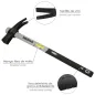 Martillo Encofrador Magnético Fibra Vidrio Mango Fibra Vidrio Con Empuñadura Antideslizante. 700 Gramos 50 cm. Martillo Encofrador Magnético Fibra Vidrio Mango Fibra Vidrio Con Empuñadura Antideslizante. 700 Gramos 50 cm.