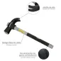 Martillo Uña Mango Fibra Vidrio Mango Fibra Vidrio Con Empuñadura Antideslizante. 600 Gramos 33 cm. Martillo Uña Mango Fibra Vidrio Mango Fibra Vidrio Con Empuñadura Antideslizante. 600 Gramos 33 cm.