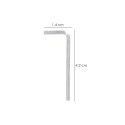 Llave Allen Estándar Acero Cromo Vanadio Profesional 1,5 mm. Llave Hexagonal