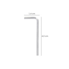 Llave Allen Estándar Acero Cromo Vanadio Profesional 1,5 mm. Llave Hexagonal
