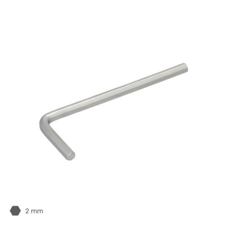 Llave Allen Estándar Acero Cromo Vanadio Profesional 2,0 mm. Llave Hexagonal