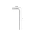 Llave Allen Estándar Acero Cromo Vanadio Profesional 2,5 mm. Llave Hexagonal