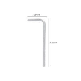 Llave Allen Estándar Acero Cromo Vanadio Profesional 2,5 mm. Llave Hexagonal