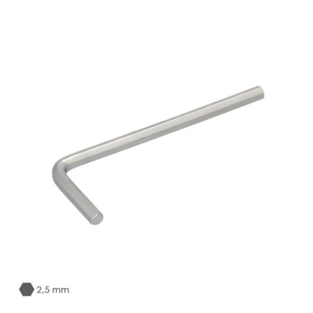 Llave Allen Estándar Acero Cromo Vanadio Profesional 2,5 mm. Llave Hexagonal