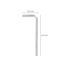 Llave Allen Estándar Acero Cromo Vanadio Profesional 3,5 mm. Llave Hexagonal