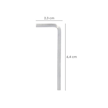 Llave Allen Estándar Acero Cromo Vanadio Profesional 3,5 mm. Llave Hexagonal
