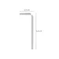 Llave Allen Estándar Acero Cromo Vanadio Profesional 3,5 mm. Llave Hexagonal Llave Allen Estándar Acero Cromo Vanadio Profesional 3,5 mm. Llave Hexagonal
