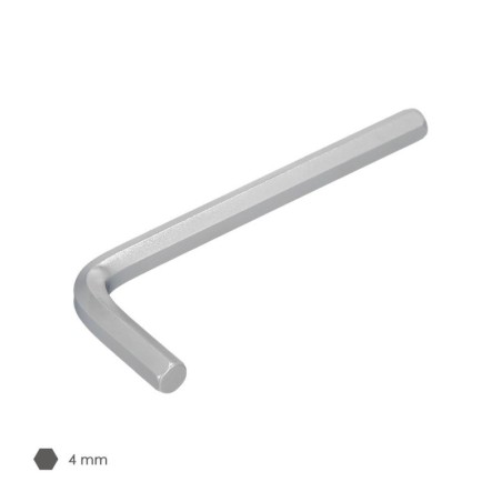 Llave Allen Estándar Acero Cromo Vanadio Profesional 4,0 mm. Llave Hexagonal