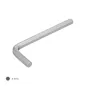 Llave Allen Estándar Acero Cromo Vanadio Profesional 4,0 mm. Llave Hexagonal Llave Allen Estándar Acero Cromo Vanadio Profesional 4,0 mm. Llave Hexagonal