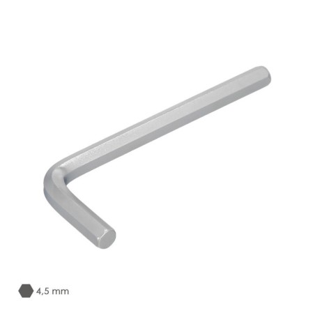 Llave Allen Estándar Acero Cromo Vanadio Profesional 4,5 mm. Llave Hexagonal