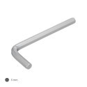Llave Allen Estándar Acero Cromo Vanadio Profesional 5,0 mm. Llave Hexagonal