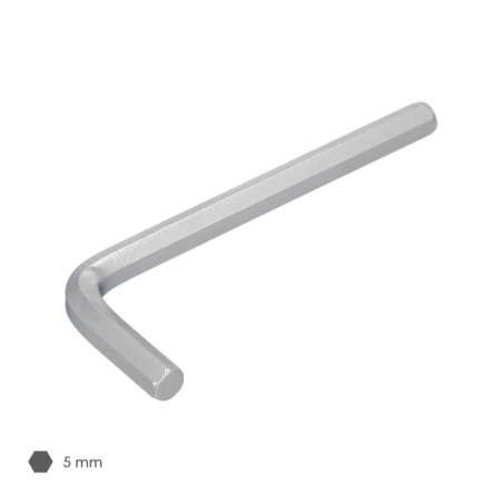 Llave Allen Estándar Acero Cromo Vanadio Profesional 5,0 mm. Llave Hexagonal