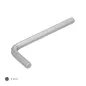 Llave Allen Estándar Acero Cromo Vanadio Profesional 5,0 mm. Llave Hexagonal Llave Allen Estándar Acero Cromo Vanadio Profesional 5,0 mm. Llave Hexagonal