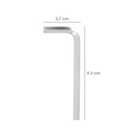 Llave Allen Estándar Acero Cromo Vanadio Profesional 6,0 mm. Llave Hexagonal