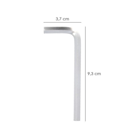 Llave Allen Estándar Acero Cromo Vanadio Profesional 6,0 mm. Llave Hexagonal