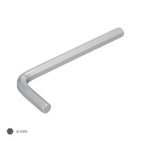 Llave Allen Estándar Acero Cromo Vanadio Profesional 6,0 mm. Llave Hexagonal