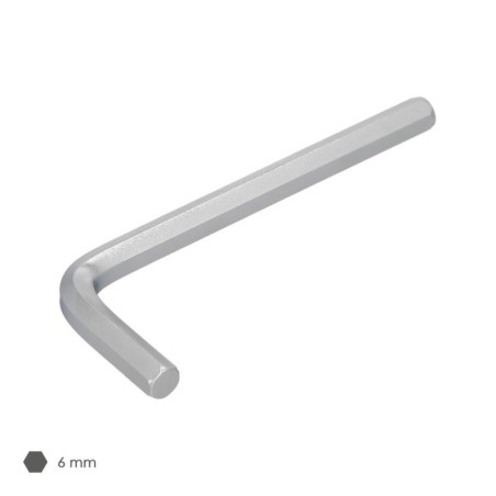Llave Allen Estándar Acero Cromo Vanadio Profesional 6,0 mm. Llave Hexagonal