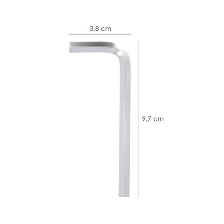 Llave Allen Estándar Acero Cromo Vanadio Profesional 7,0 mm. Llave Hexagonal