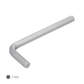Llave Allen Estándar Acero Cromo Vanadio Profesional 7,0 mm. Llave Hexagonal