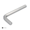 Llave Allen Estándar Acero Cromo Vanadio Profesional 8,0 mm. Llave Hexagonal