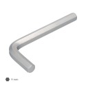 Llave Allen Estándar Acero Cromo Vanadio Profesional 9,0 mm. Llave Hexagonal