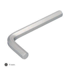 Llave Allen Estándar Acero Cromo Vanadio Profesional 9,0 mm. Llave Hexagonal