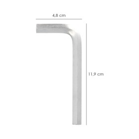 Llave Allen Estándar Acero Cromo Vanadio Profesional 10,0 mm. Llave Hexagonal