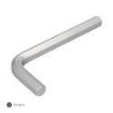 Llave Allen Estándar Acero Cromo Vanadio Profesional 10,0 mm. Llave Hexagonal