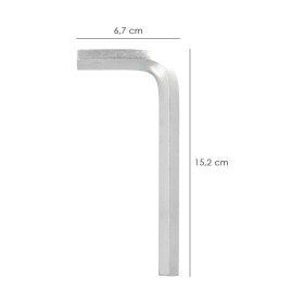 Llave Allen Estándar Acero Cromo Vanadio Profesional 14 mm. Llave Hexagonal, Llave Allen Taller Mecánica, Llave Allen Bricolaje