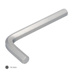 Llave Allen Estándar Acero Cromo Vanadio Profesional 14 mm. Llave Hexagonal, Llave Allen Taller Mecánica, Llave Allen Bricolaje