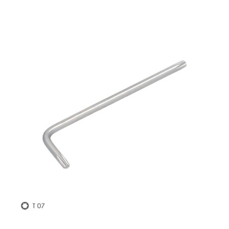 Llave Torx Estándar Acero Cromo Vanadio Profesional T07 mm. Llave Estrella, Llave Allen Estrella