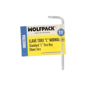 Llave Torx Estándar Acero Cromo Vanadio Profesional T07 mm. Llave Estrella, Llave Allen Estrella