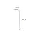 Llave Torx Estándar Acero Cromo Vanadio Profesional T08 mm. Llave Estrella, Llave Allen Estrella