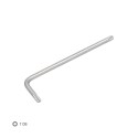 Llave Torx Estándar Acero Cromo Vanadio Profesional T08 mm. Llave Estrella, Llave Allen Estrella