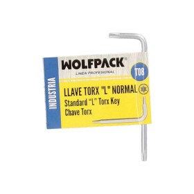Llave Torx Estándar Acero Cromo Vanadio Profesional T08 mm. Llave Estrella, Llave Allen Estrella