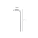 Llave Torx Inviolable Estándar Acero Cromo Vanadio Profesional T09 mm. Llave Estrella, Llave Allen Estrella