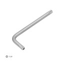 Llave Torx Inviolable Estándar Acero Cromo Vanadio Profesional T09 mm. Llave Estrella, Llave Allen Estrella