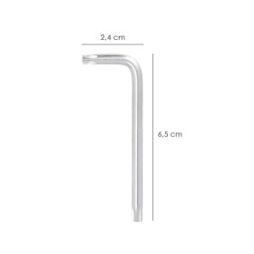 Llave Torx Inviolable Estándar Acero Cromo Vanadio Profesional T25 mm. Llave Estrella, Llave Allen Estrella